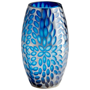 Katara Vase Blue 10030 Cyan Design