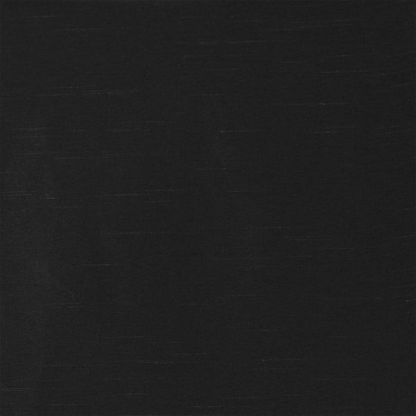 English Elm Twist Tab Lined Window Curtain Panel Black 50X108" - Elegant Faux Silk, Light Blocking & Insulating B035P148398-GIGA