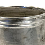 Distressed Metallic Silver Bowl (10041L A840) Zentique