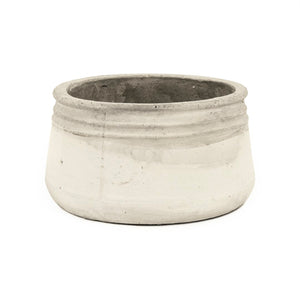 Distressed White Bowl (10041S A25A) Zentique