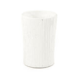 Distressed White Vase (10043L A148) Zentique