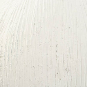 Zentique Distressed Cement Vase with Weathered White Finish — Rustic-Modern Decorative Centerpiece for Shelves W16 x H16 x D12 10045L A148