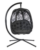 IDEAZ Hanging Chair with Butterfly Design Black 1004FHT