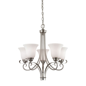 Brighton 22'' Wide 5-Light Chandelier - Brushed Nickel 1005CH/20 Thomas