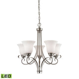 Brighton 22'' Wide 5-Light Chandelier - Brushed Nickel - Includes LED Bulb 1005CH/20-LED Thomas