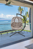 IDEAZ Hanging Egg Chair with Branch Design Beige 1006FHT