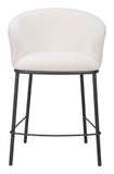 Essen Counter Stool Ivory 109807 Zuo Modern