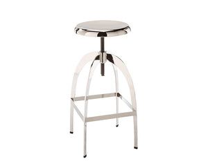 Colby Adjustable Stool - Chrome 100759 Sunpan