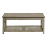 OSP Home Furnishings Cambridge Coffee Table Bone Finish