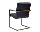 Jafar Dining Armchair - Vintage Black 100889 Sunpan