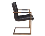 Jafar Dining Armchair - Vintage Black 100889 Sunpan