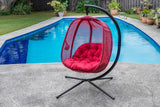IDEAZ Hanging Pumpkin Loveseat Chair Red 1008FHT