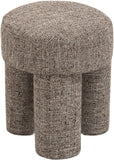 Larson Brown Polyester Fabric Ottoman/Stool 100Brown Meridian Furniture