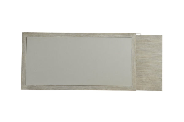 Lexington Sligh Domus Writing Desk - Contemporary Oak Veneer Design With Usb Power, File Storage & Faux Leather Surface Gray Wood 100cd-410