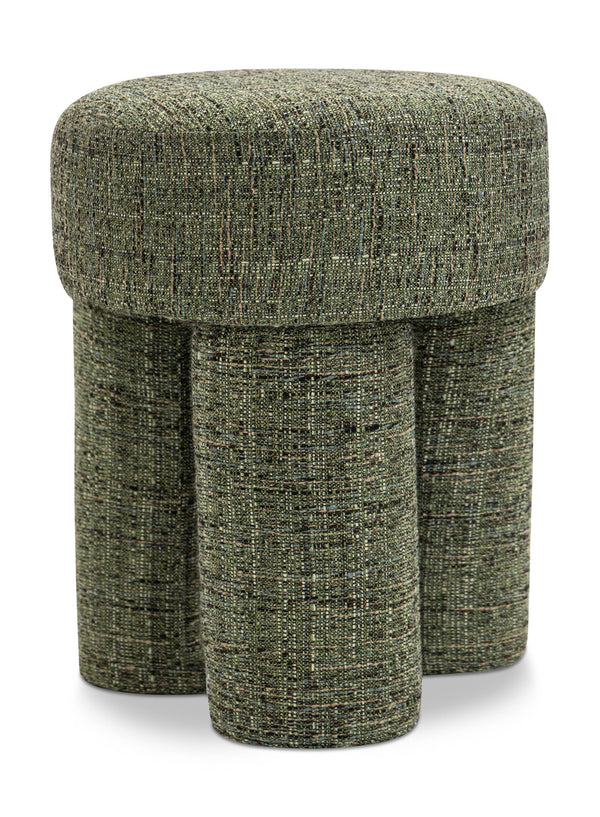 Larson Green Polyester Fabric Ottoman/Stool 100Green Meridian Furniture