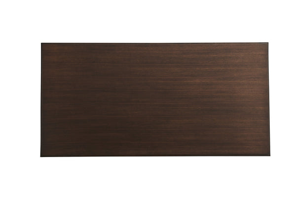 Lexington Sligh Irving Writing Desk - Stylish Walnut Desk With Usb Power, File Storage & Elegant Cane Accents Mocha Wood 100od-410