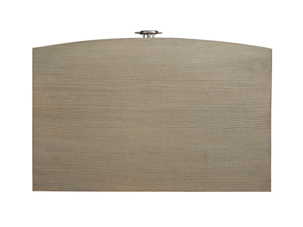 Lexington Sligh Claridge File Chest - Stylish Dove Gray Storage Solution With Bow Front, Locking Drawers & Unique Design Gray Wood 100sd-450