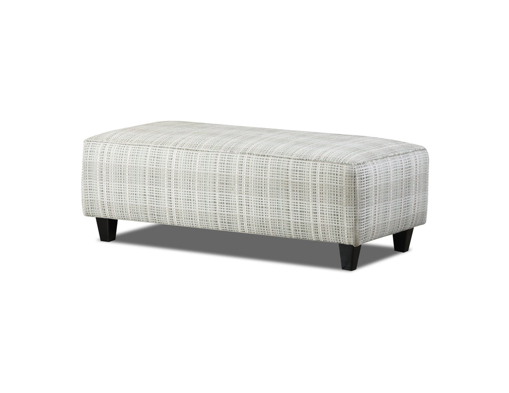 Fusion Charlotte Cremini 49" Wide Cocktail Ottoman - Stylish, Safe & Versatile For Any Living Space Multi S,56% Cotton,28% Polyester,8% Rayon,7% Pcr,Polyester,1% Nylon 100 Portsmouth Moss Cocktail Ottoman