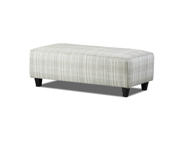Fusion Charlotte Cremini 49" Wide Cocktail Ottoman - Stylish, Safe & Versatile For Any Living Space Multi S,56% Cotton,28% Polyester,8% Rayon,7% Pcr,Polyester,1% Nylon 100 Portsmouth Moss Cocktail Ottoman