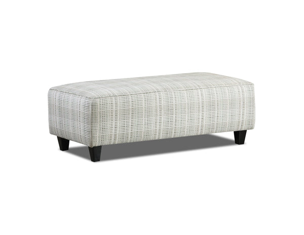 Fusion Charlotte Cremini 49" Wide Cocktail Ottoman - Stylish, Safe & Versatile For Any Living Space Multi S,56% Cotton,28% Polyester,8% Rayon,7% Pcr,Polyester,1% Nylon 100 Portsmouth Moss Cocktail Ottoman