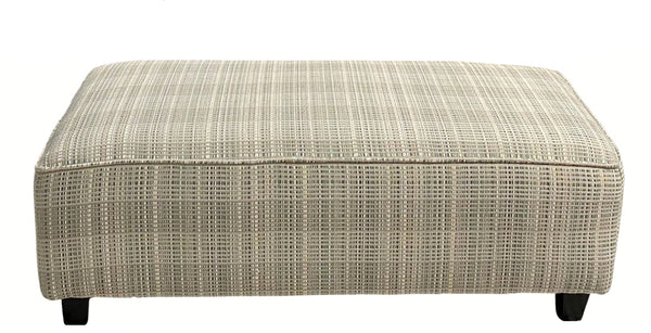 Fusion Charlotte Cremini 49" Wide Cocktail Ottoman - Stylish, Safe & Versatile For Any Living Space Multi S,56% Cotton,28% Polyester,8% Rayon,7% Pcr,Polyester,1% Nylon 100 Portsmouth Moss Cocktail Ottoman