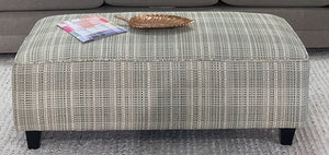 Fusion Charlotte Cremini 49" Wide Cocktail Ottoman - Stylish, Safe & Versatile For Any Living Space Multi S,56% Cotton,28% Polyester,8% Rayon,7% Pcr,Polyester,1% Nylon 100 Portsmouth Moss Cocktail Ottoman