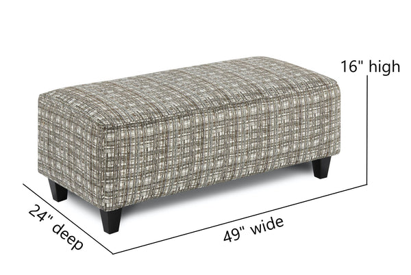 Fusion Macarena Potlatch Marine Cocktail Ottoman - Stylish, Durable, Child-safe Seating With Fun Design! Multi Ws,98% Polypropylene,2% Polyester 100 Potlach Marine Cocktail Ottoman