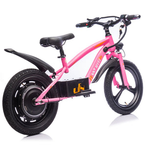 English Elm 24v Kids Electric Dirt Bike 300w Motor 16in Pneumatic Tires Adjustable Seat Ages 5 to 12 Pink W1578P335443