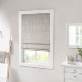 Madison Park Galen Casual Basketweave Room Darkening Cordless Roman Shade MP40-7869 Taupe