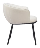 Essen Dining Chair Ivory 110101 Zuo Modern