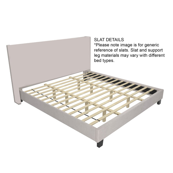 Worldwide Home Furnishings Lumina-78'' Backlit Bed With Touch Sensor Led - Blue Upholstery, Dimming Feature & No Box Spring Needed Blue Velvet 101-088k-bl