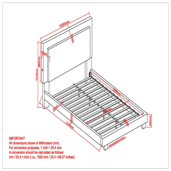 Worldwide Home Furnishings Lumina-60'' Platform Bed - Blue With Backlit Headboard, Touch Sensor Led, No Box Spring Needed! Blue Velvet 101-088q-bl