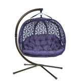 IDEAZ Hanging Chair Flower of Life Design Purple 1011FHT