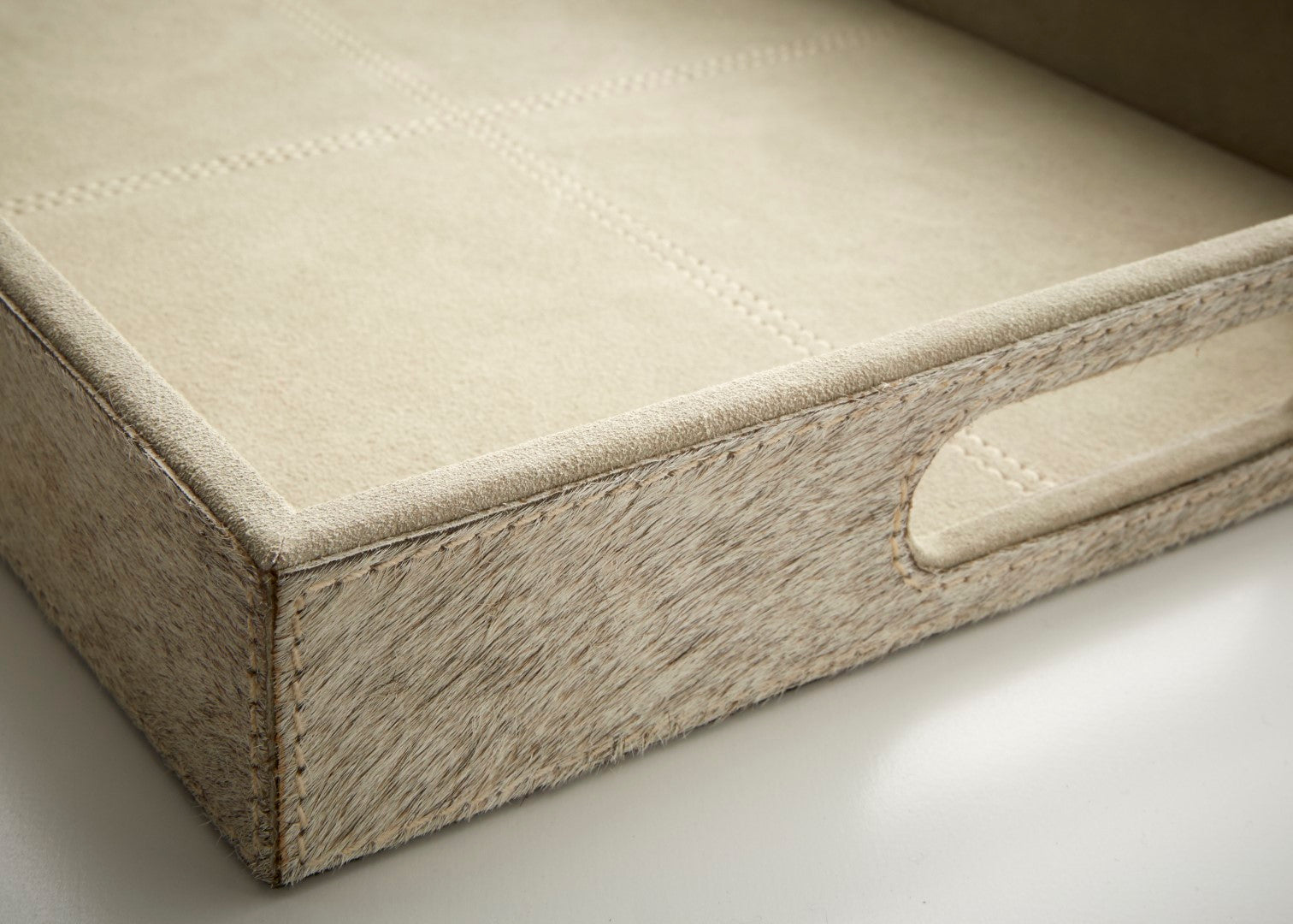 Brixton Leather and Suede Tray - Thumbnail 4