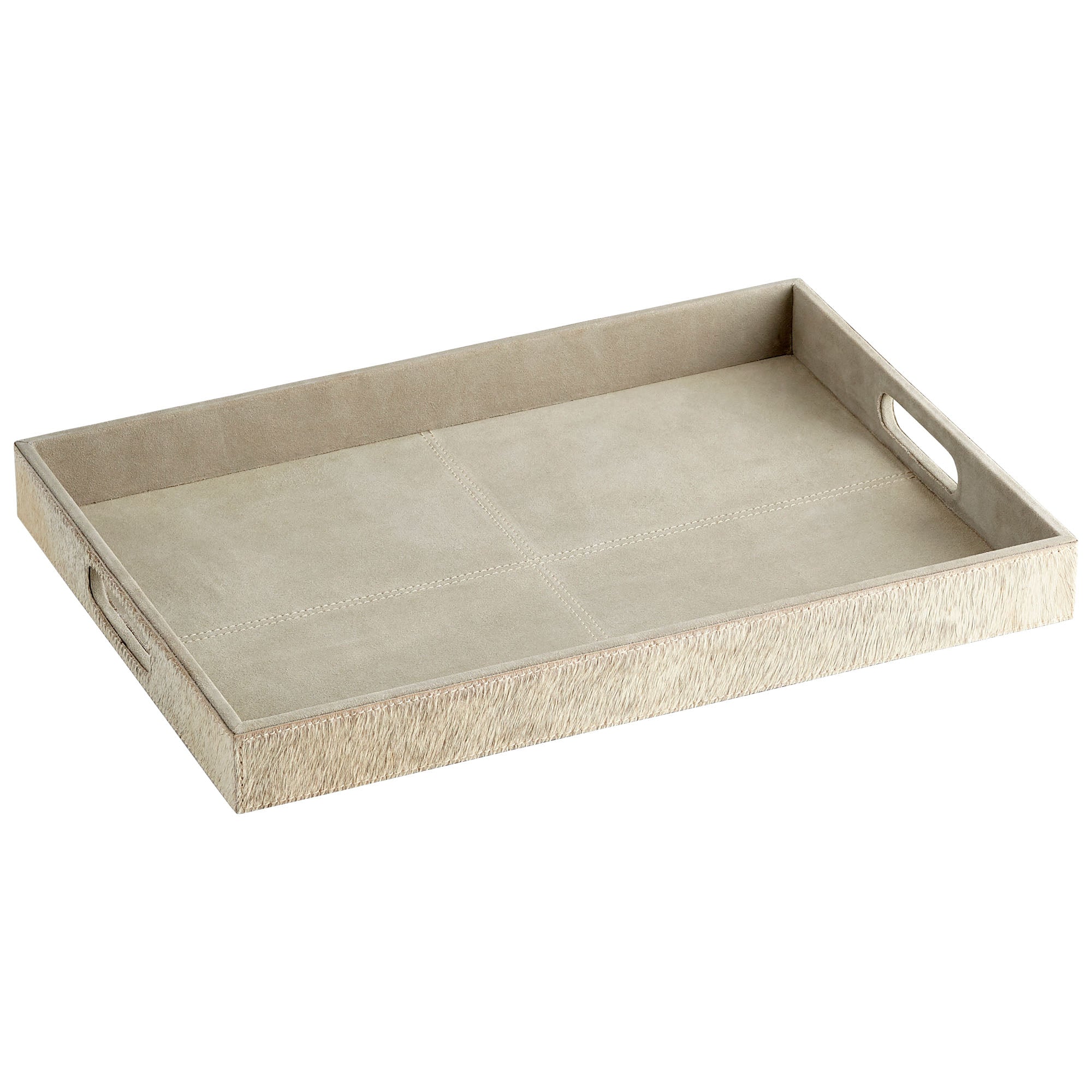 Brixton Leather and Suede Tray