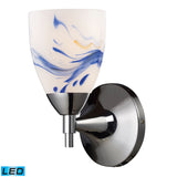 Celina 9'' High 1-Light Sconce - Polished Chrome with Mountain Glass - Includes LED Bulb 10150/1PC-MT-LED Elk Lighting