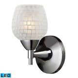 Celina 9'' High 1-Light Sconce - Polished Chrome 10150/1PC-WHT-LED Elk Lighting