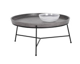 Remy Coffee Table - Black - Grey 101621 Sunpan