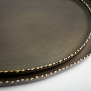 Rochester Tray Antique Black 10165 Cyan Design