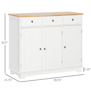English Elm Adjustable Freestanding Kitchen Hutch with Glass Doors Microwave Station and Drawers T3971P429261