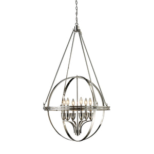 Hemispheres 32'' Wide 6-Light Chandelier - Polished Nickel 10193/6 Elk Lighting