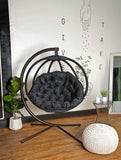 IDEAZ Overland Hanging Ball Chair Black 1019FHT
