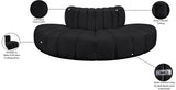 Arc Black Vegan Leather Modular Sofa 101Black-S4G Meridian Furniture