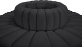 Arc Black Vegan Leather Modular Sofa 101Black-S8D Meridian Furniture