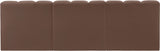 Arc Brown Vegan Leather Modular Sofa 101Brown-S3F Meridian Furniture