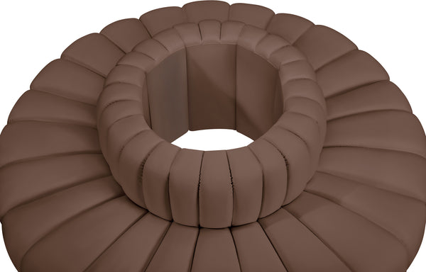 Arc Brown Vegan Leather Modular Sofa 101Brown-S8D Meridian Furniture