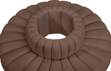 Arc Brown Vegan Leather Modular Sofa 101Brown-S8D Meridian Furniture
