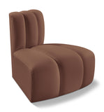 Arc Cognac Vegan Leather Reverse Corner 101Cognac-RC Meridian Furniture