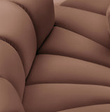 Arc Cognac Vegan Leather Modular Sofa 101Cognac-S10A Meridian Furniture