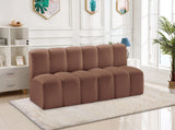 Arc Cognac Vegan Leather Modular Sofa 101Cognac-S2A Meridian Furniture